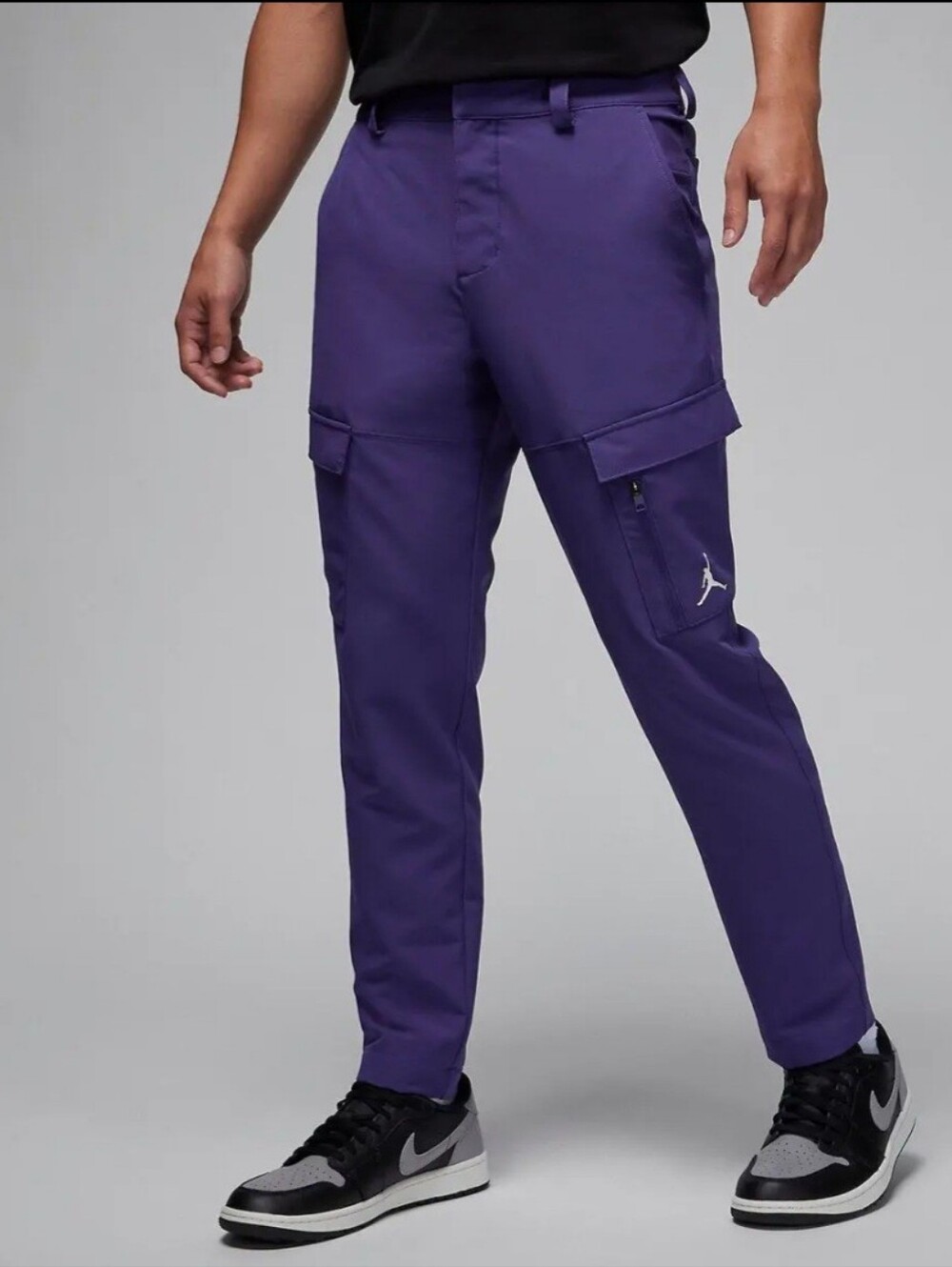 Jordan Air Slim Fit Cargo Golf Pants Men Size 36x32 New Sky J Purple